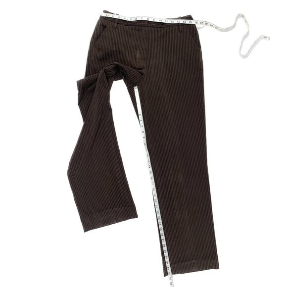 Brown Pinstripe Dress Pants - Picture 6 of 6